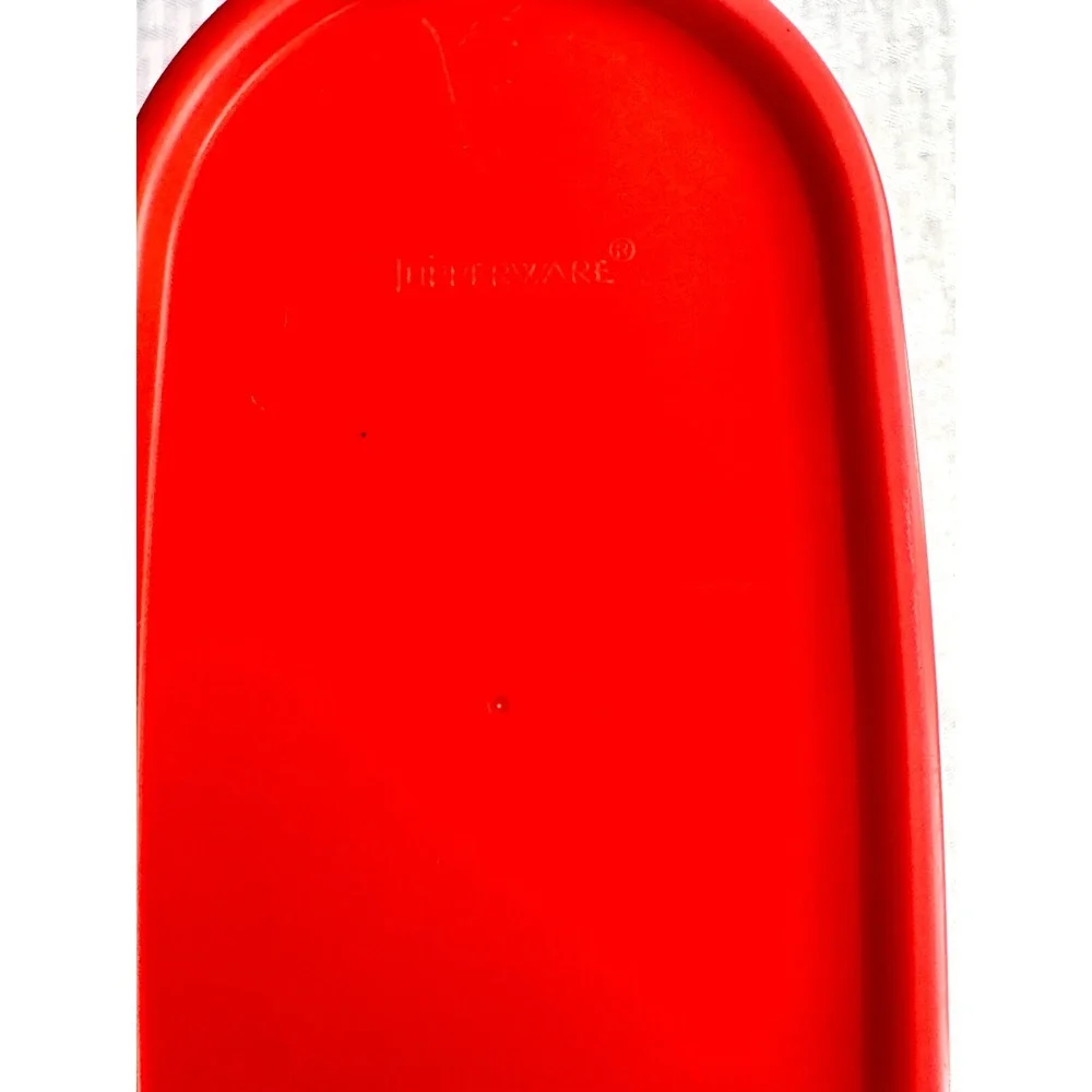 Tupperware Modular Mates Vintage‎ Pantry Storage Set Red White 3 Piece Clear